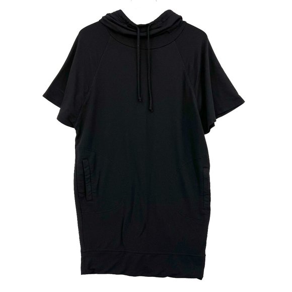 Prana Dresses & Skirts - Prana Carys Hooded Dress Black Tunic Sweatshirt Pockets‎ Size XS